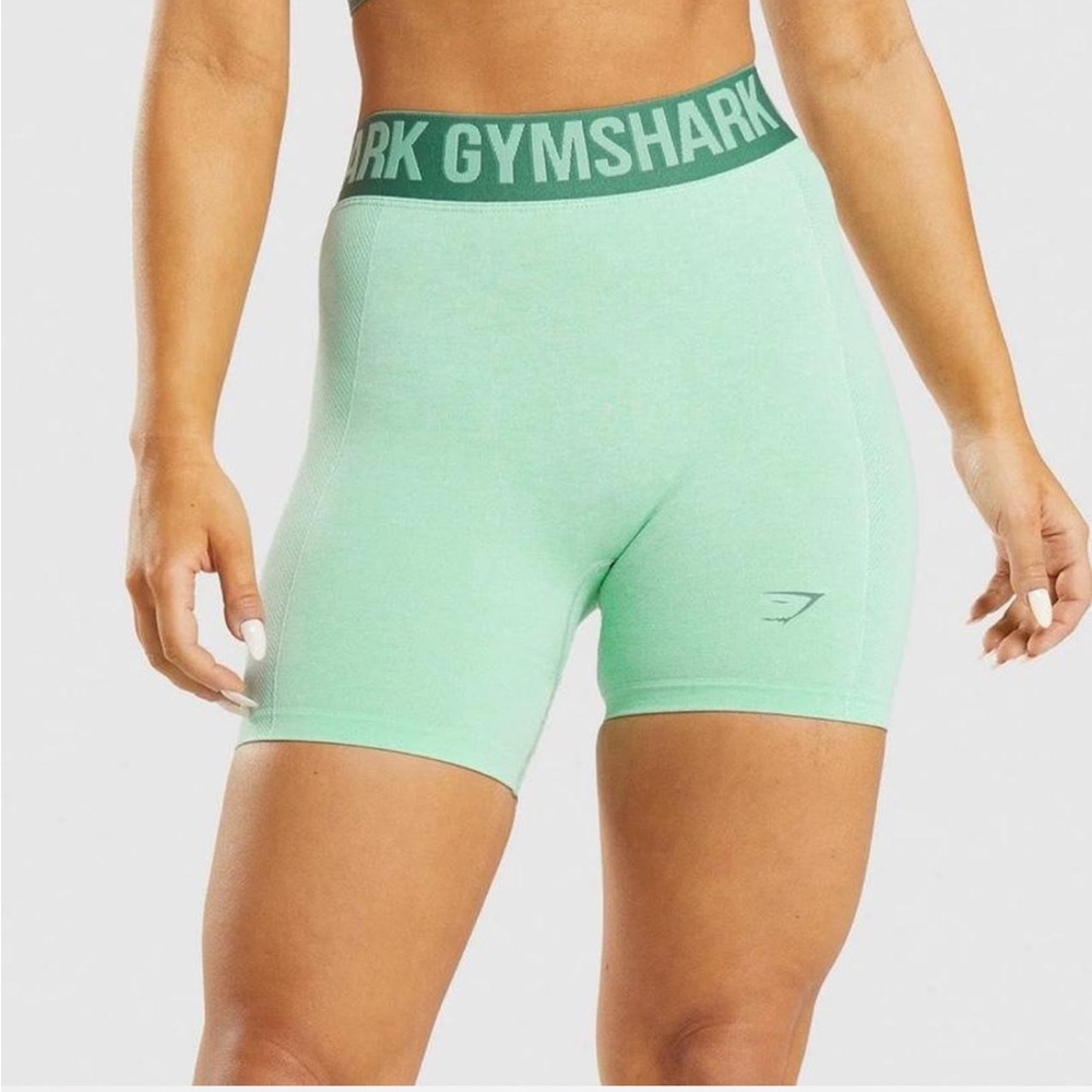Gymshark Mint High-Rise Seamless Bike Shorts